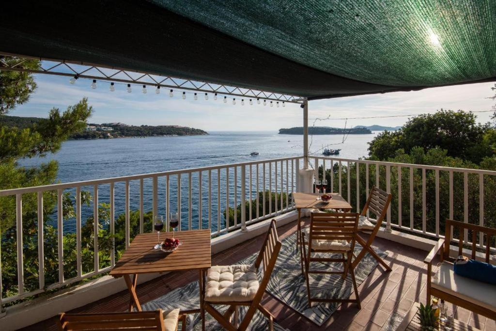 Villa Diamond Sea - Vacation House With Private Parking And A Big Terrace Over The Sea à Dubrovnik Extérieur photo